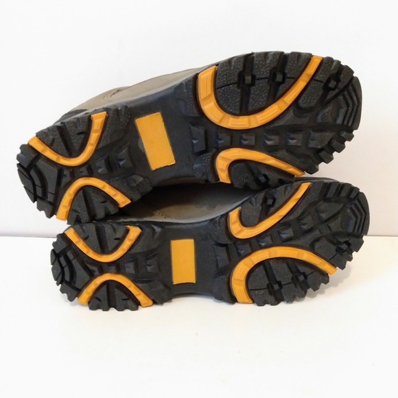 Athletech Gray Black Faux Leather Mesh Lace Up Low Cut Running Sneakers sz 7.5 - Picture 7 of 7